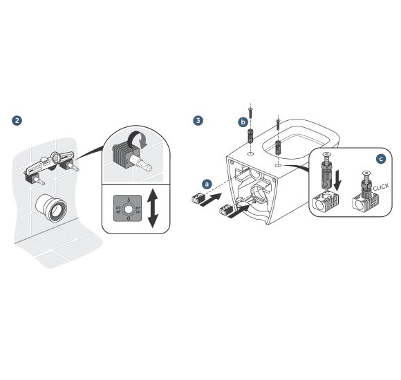 Ideal Standard pakabinamo WC tvirtinimai