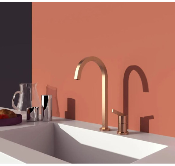 IŠPARDAVIMAS. Ideal Standard Gusto virtuvės maišytuvas, 2 dalių, vario spalva