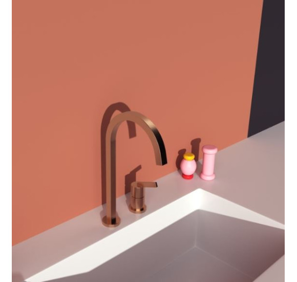 IŠPARDAVIMAS. Ideal Standard Gusto virtuvės maišytuvas, 2 dalių, vario spalva