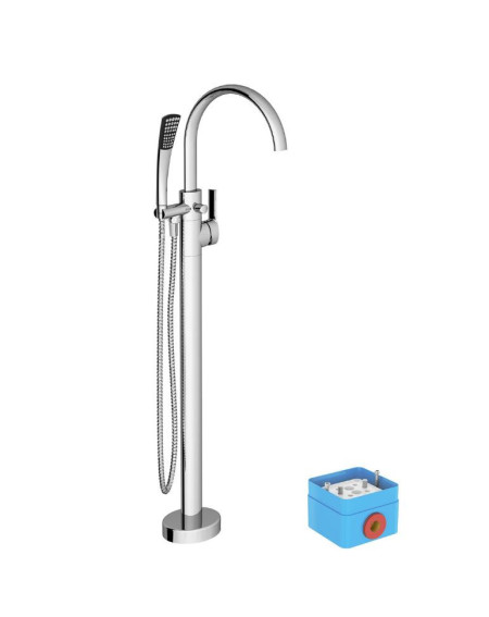 IŠPARDAVIMAS. Ravak Freedom grindinis vonios maišytuvas su potinkine dalimi, FM 080.00