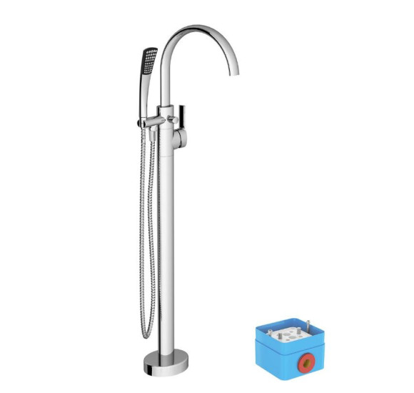 IŠPARDAVIMAS. Ravak Freedom grindinis vonios maišytuvas su potinkine dalimi, FM 080.00