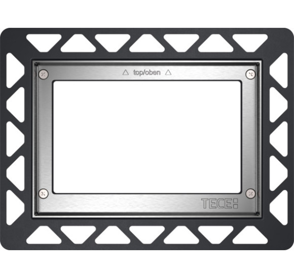TECE rėmelis integruotam WC nuleidimo mygtuko montavimui (metalinis)