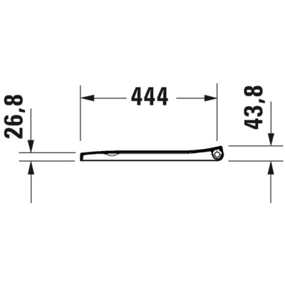 Duravit Viu pakabinamo klozeto "Soft Close" dangtis
