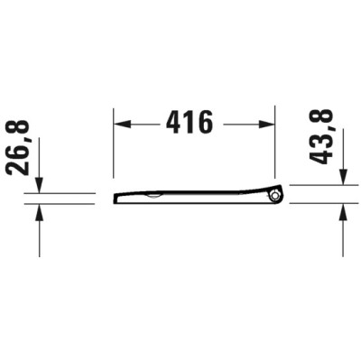 Duravit Viu Compact pakabinamo klozeto Soft Close dangtis