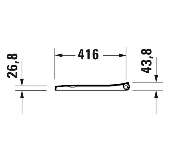 Duravit Viu Compact pakabinamo klozeto Soft Close dangtis