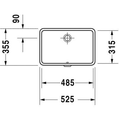 Po stalviršiu montuojamas praustuvas Duravit Vero