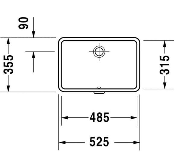 Po stalviršiu montuojamas praustuvas Duravit Vero