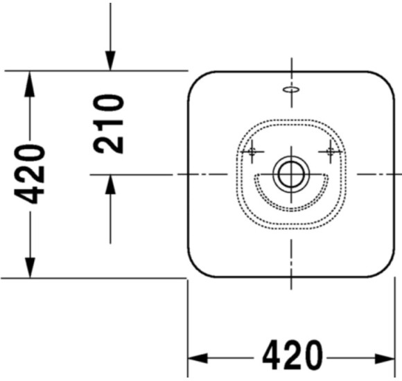 Duravit Bacino Pastatomas praustuvas 420x420