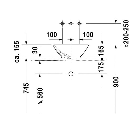 Duravit Bacino Pastatomas praustuvas 420x420