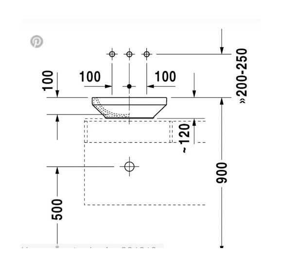 Duravit DuraStyle pastatomas praustuvas 430x430