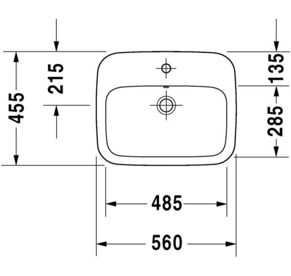 Pastatomas Duravit Durastyle (560x455)