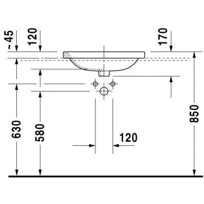 Pastatomas Duravit Durastyle (560x455)