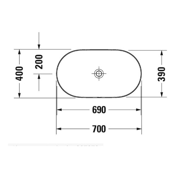 Duravit Luv Pastatomas praustuvas 700x400