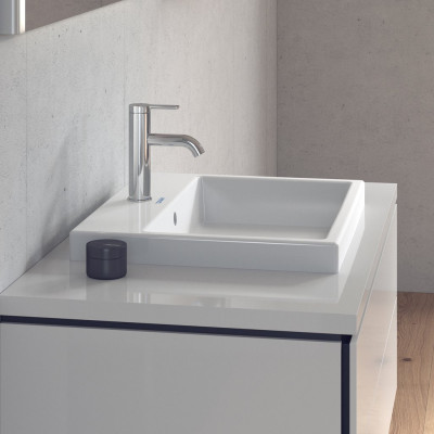 Duravit Vero Air įleidžiamas praustuvas su anga maišytuvui 550x455mm