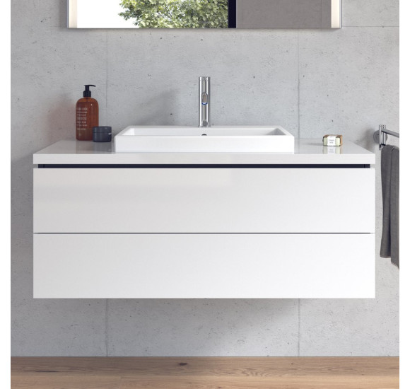 Duravit Vero Air įleidžiamas praustuvas su anga maišytuvui 550x455mm