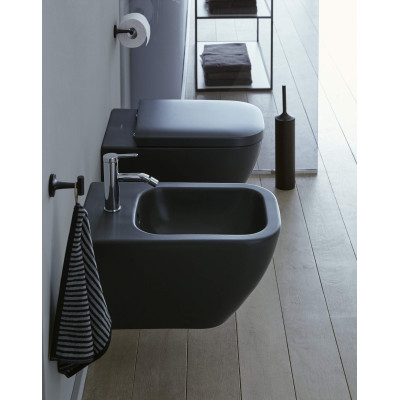 Duravit Happy D.2 pakabinamo klozeto Soft Close dangtis ( antracito spalvos)