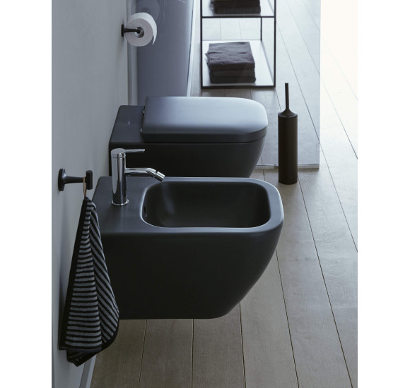 Duravit Happy D.2 pakabinamo klozeto Soft Close dangtis ( antracito spalvos)