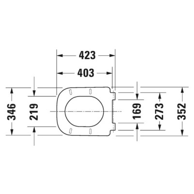 Duravit Happy D.2 pakabinamo klozeto Soft Close dangtis
