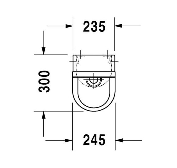Pisuaras Duravit Starck 3 "Rimless"