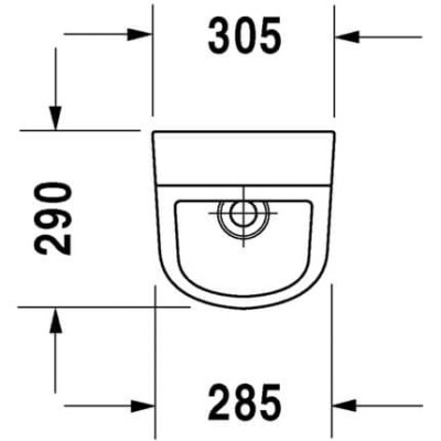 Pisuaras Duravit D-Code "Rimless"
