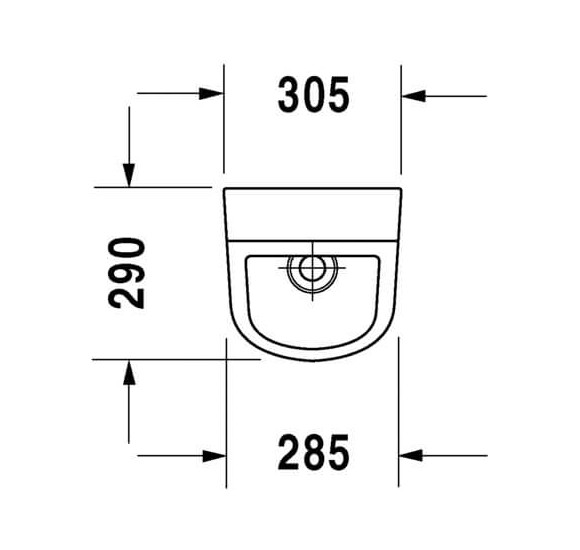 Pisuaras Duravit D-Code "Rimless"