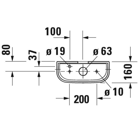 Duravit Happy D.2 pastatomo klozeto bakelis