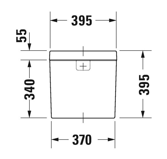 Duravit Happy D.2 pastatomo klozeto bakelis