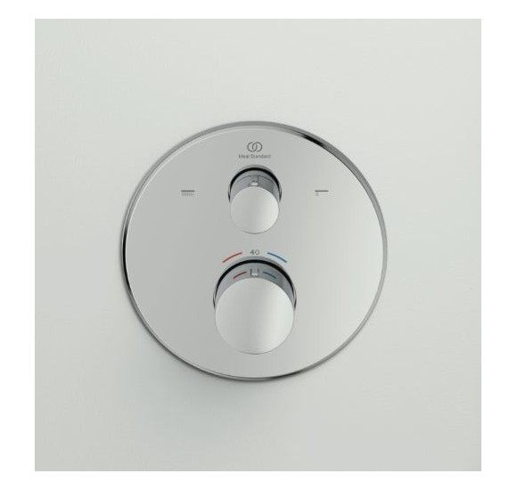Ideal Standard Ceratherm T100 potinkinis termostatinis maišytuvas dušui/voniai, 2 krypčių (pasirenkama spalva)