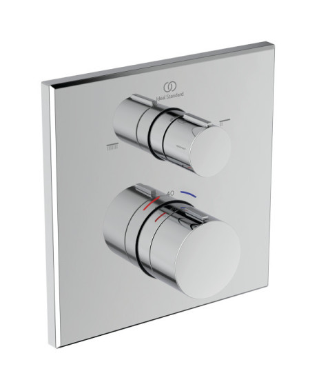 Ideal Standard Ceratherm C100 potinkinis termostatinis maišytuvas dušui/voniai, 2 krypčių (pasirenkama spalva)