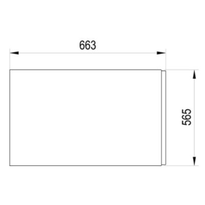 Ravak ARC vonios šoninė apdaila