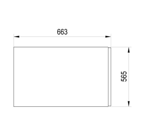 Ravak ARC vonios šoninė apdaila