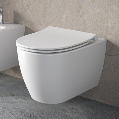 Ideal Standard i.Life O pakabinamas unitazas su plonu "Soft Close" dangčiu (HydroTwist)