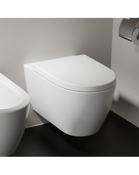 Ideal Standard i.Life O pakabinamas unitazas su "Soft Close" dangčiu (HydroTwist)