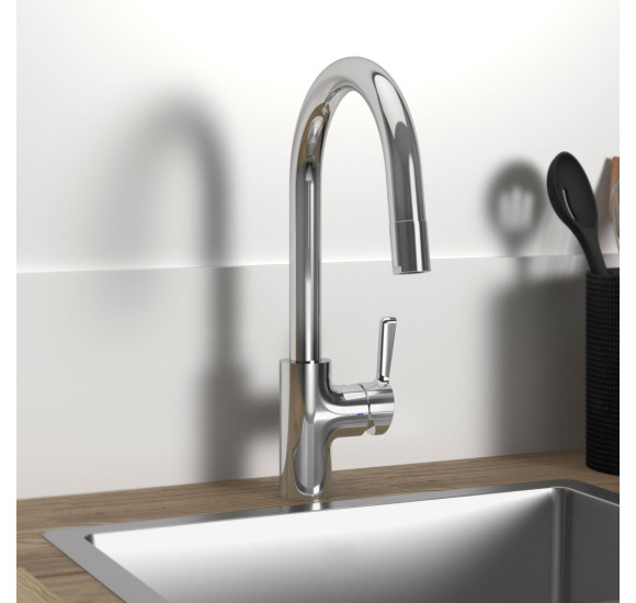 Ideal Standard Ceralife virtuvės maišytuvas su ištraukiamu dušeliu