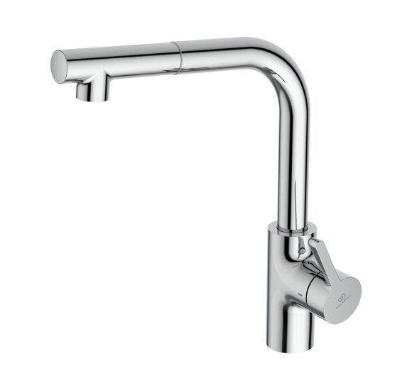 Ideal Standard Ceralife maišytuvas plautuvei su ištraukiama žarnele, L formos
