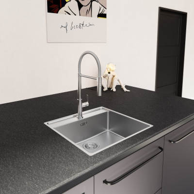 IŠPARDAVIMAS! Franke MRX 210-50 TL nerūdijančio plieno plautuvė (įlenkimas ant plautuvės krašto)