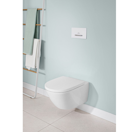 Villeroy&Boch Subway 3.0 lėtai nusileidžiantis klozeto dangtis
