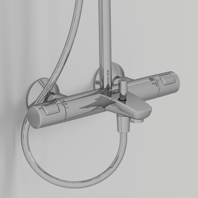 Ideal Standard Ceratherm T25 vonios sistema su termostatiniu maišytuvu, A7590AA