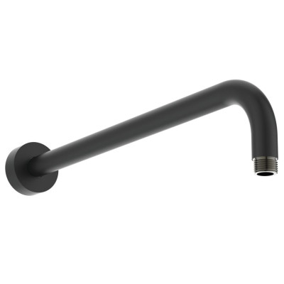 Ideal Standard 400 mm alkūnė iš sienos dušui, matinė juoda, B9445XG
