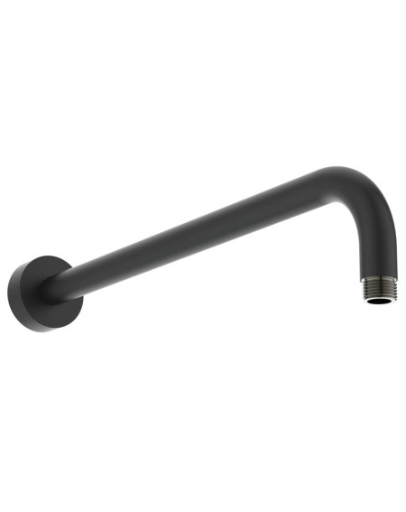 Ideal Standard 400 mm alkūnė iš sienos dušui, matinė juoda, B9445XG