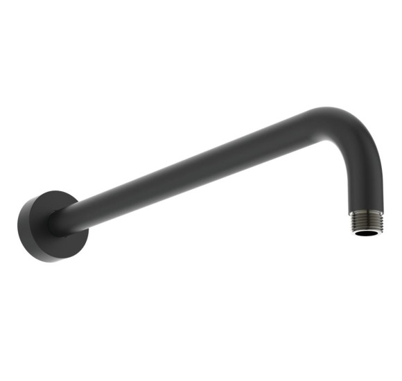 Ideal Standard 400 mm alkūnė iš sienos dušui, matinė juoda, B9445XG