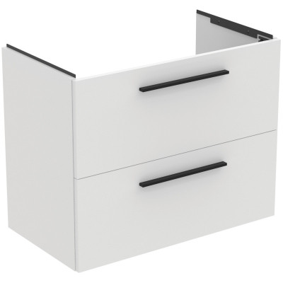KOMPLEKTAS: Ideal Standard I.Life A vonios spintelė su praustuvu 80cm, Balta matinė spalva