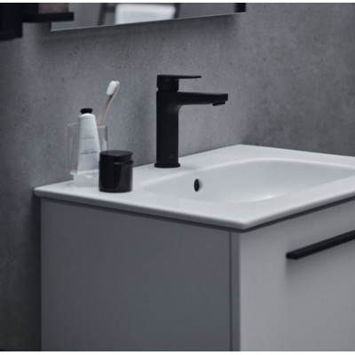 KOMPLEKTAS: Ideal Standard I.Life A vonios spintelė su praustuvu 80cm, Balta matinė spalva