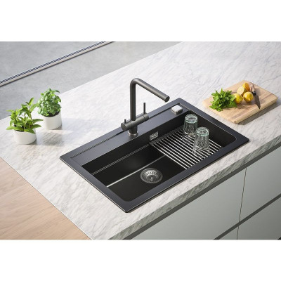 ALVEUS Atrox 40 granitinė plautuvė (pasirenkama spalva)