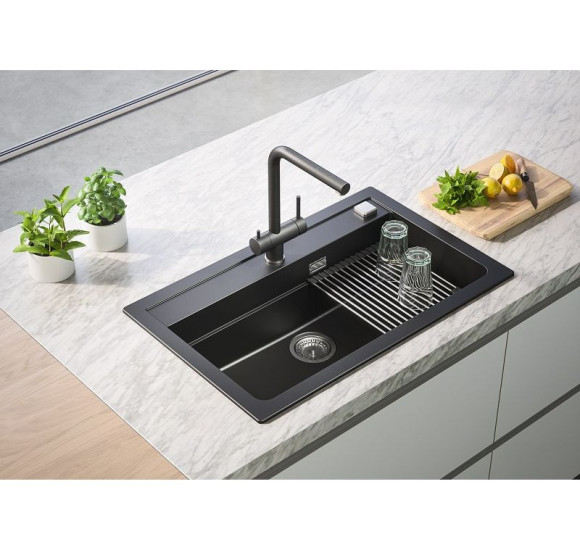 ALVEUS Atrox 40 granitinė plautuvė (pasirenkama spalva)