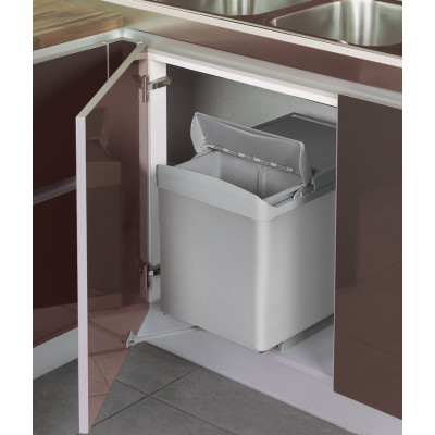ALVEUS Albio 30 šiukšliadėžė 16l+7,5l+7,5l, 350x475x370