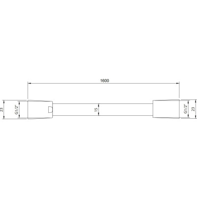 Villeroy&Boch Universal Showers dušo žarna, 1600 mm ilgio (pasirenkama spalva)