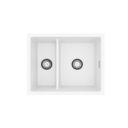 ALVEUS Omni 50 granitinė plautuvė su dvigubu dubeniu