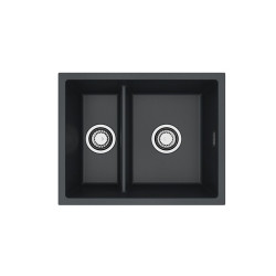 ALVEUS Omni 50 granitinė plautuvė su dvigubu dubeniu