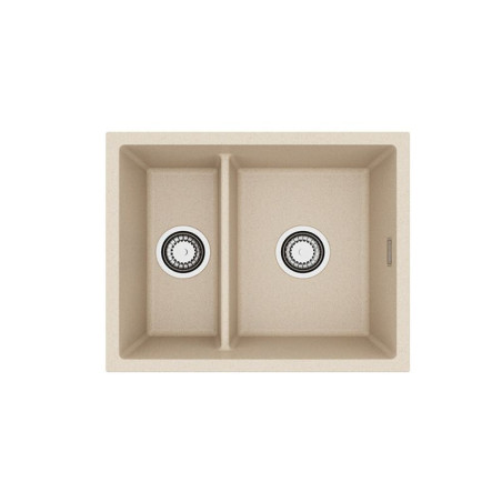 ALVEUS Omni 50 granitinė plautuvė su dvigubu dubeniu